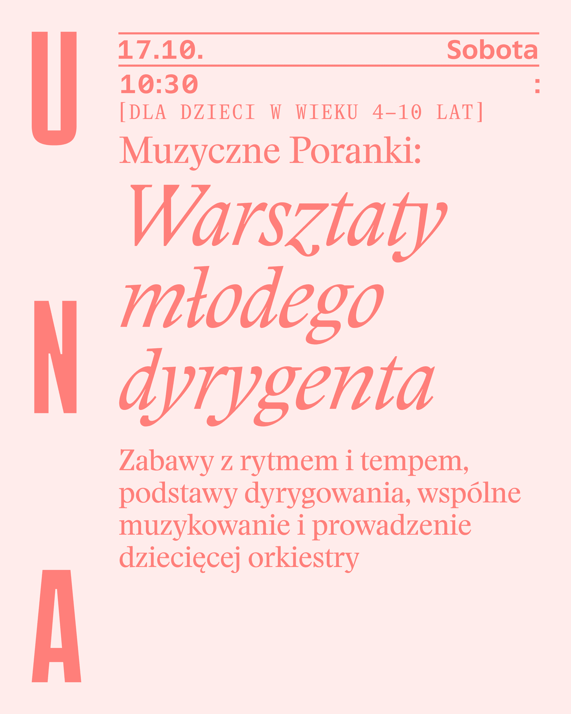 Muzyczne poranki: Warsztaty młodego dyrygenta