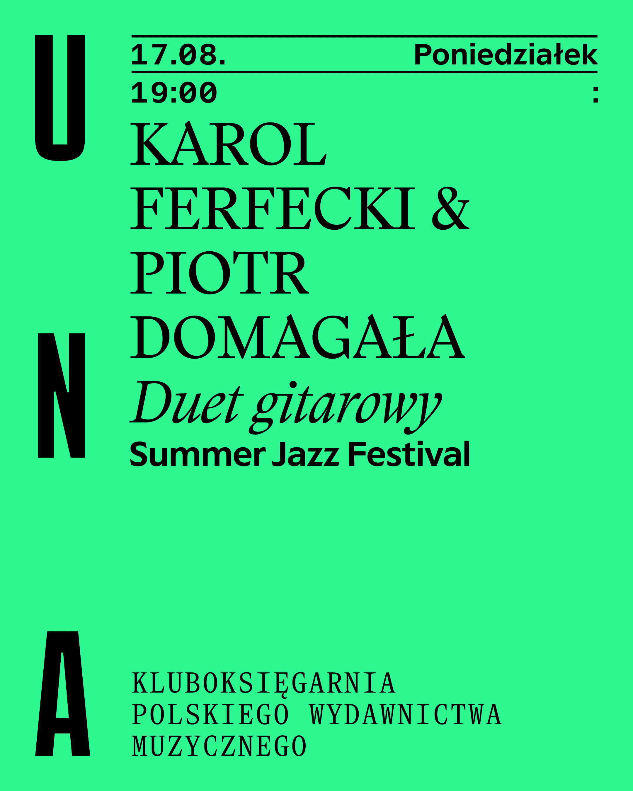Plakat wydarzenia: Karol Ferfecki & Piotr Domagała – Duet gitarowy